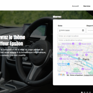 Taxi wordpress template - Epsilon